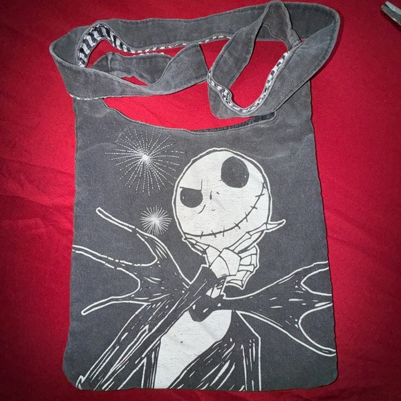 Spirit Halloween, used Nightmare Before Christmas Jack Skeleton crossbody pur… - Picture 2 of 9
